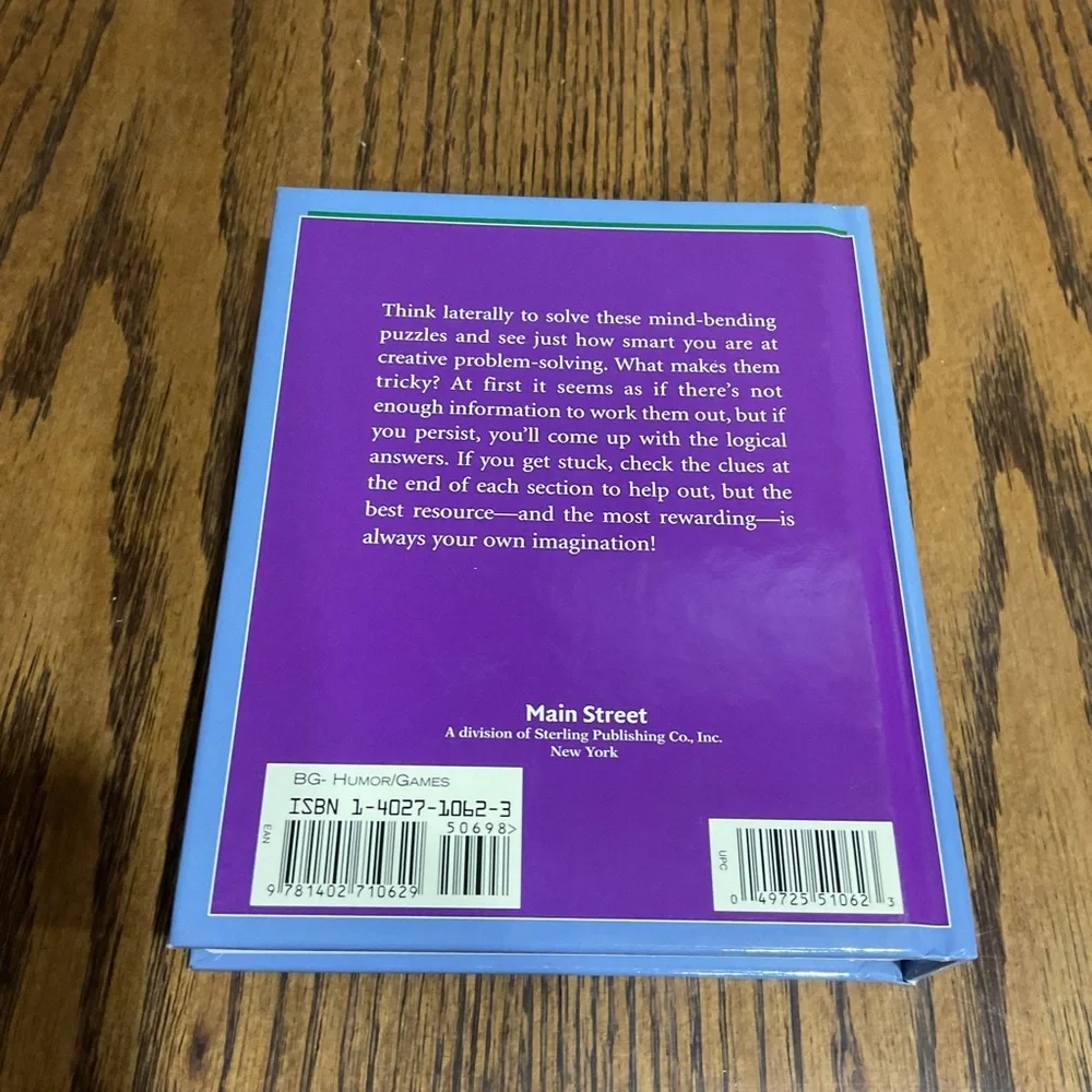 Classic Logic and Lateral Thinking 🤔 Puzzles 🧩 & Brain 🧠 Teasers books 📚